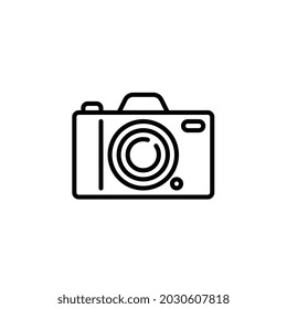 camera line icon for business website,apps, and many more
