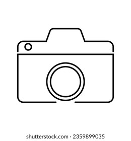 Camera line icon. Design can use for web and mobile app. Vector illustration

