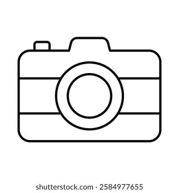 Camera Line Icon. Device, Technology, Smart Device, AI Line Editable Stroke Icons