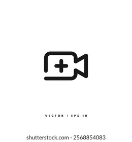 Camera Line Icon. Editable Stroke