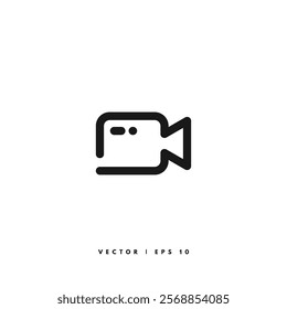 Camera Line Icon. Editable Stroke