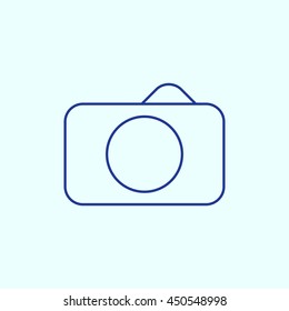 Camera Line icon. Eps-10.