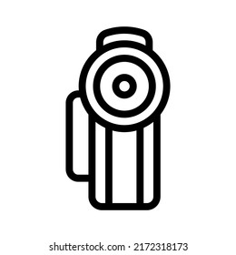 camera line icon illustration vector graphic