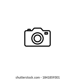 Camera line icon, Camera symbol for web