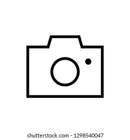 Camera line icon vector