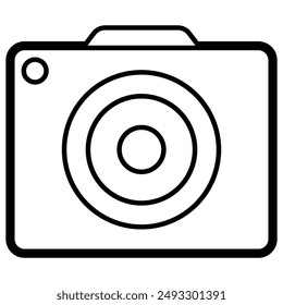 Camera line Icon vector, illustration