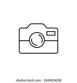Camera line icon. Camera line vector icon. Line. Web icon. Web camera icon.