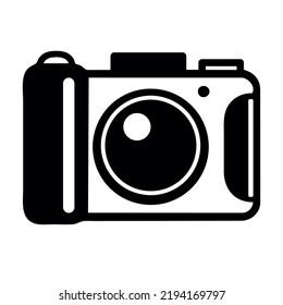 camera of line  icons flat style vector