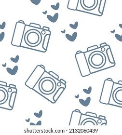 camera of line  icons vector sign