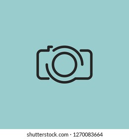 camera line logod esign template
