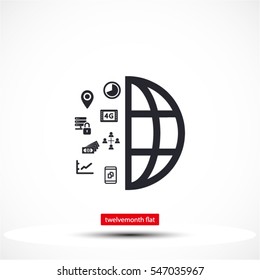 camera line vector icon