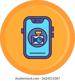 Camera Line vector Icon Design