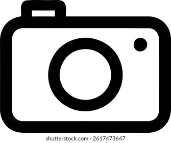 camera lineart icon. Design is Suitable for Web Page, Mobile App, UI, UX and GUI design.