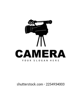 Logo De Cámara, Diseño De Cámara, Vector De Cámara De Estudio Y Fotógrafo, Icono De Plantilla