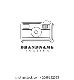 Camera-Logo-Design-Vorlage Symbol Schwarz, moderne Vektorgrafik