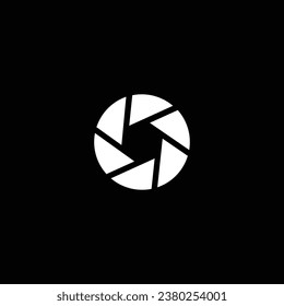 Camera Logo Design. Black and White Logo. Usable for Business Logos. Flat Vector Logo Design Template