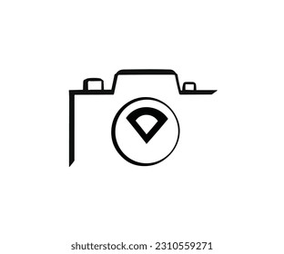 Camera logo design cam icon symbol