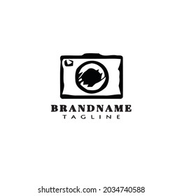 icono de diseño de logotipo de cámara gráfico vectorial moderno
