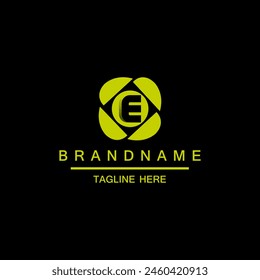 Camera Logo design With Letter E