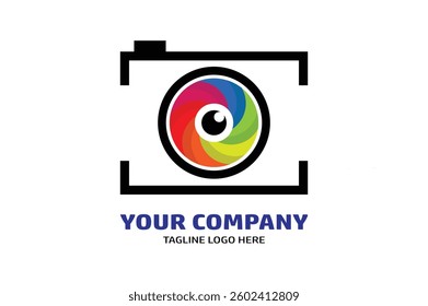 camera logo design premium template