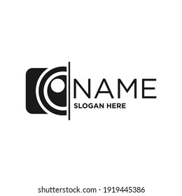 Camera Logo Design Template Inspiration, Vector Illustration, Photography. Movie, Cinema.