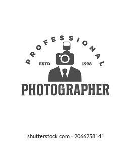 Camera Logo Design Template Inspiration, Vector Illustration, Photography. Movie, Cinema.