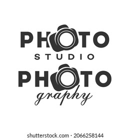 Camera Logo Design Template Inspiration, Vector Illustration, Photography. Movie, Cinema.