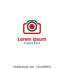 Camera Logo Design Template. Photography