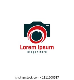 Camera Logo Design Template. Photography