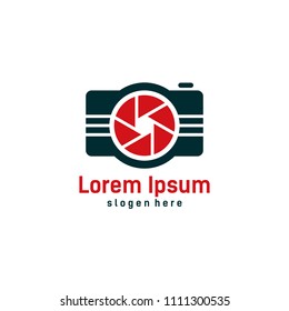 Camera Logo Design Template. Photography