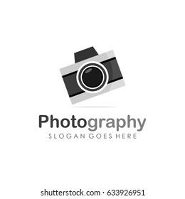 Camera logo design vector