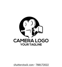 Camera Logo Design Vector