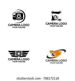 Camera Logo Design Vector