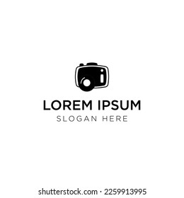 camera logo design vector illustration isolated background