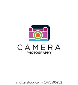 Camera Logo Design Vector Template for Photography and Video Icon