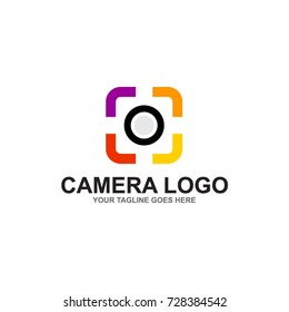 Camera Logo Design Vector Template