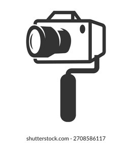 Camera logo icon design illustration