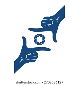 Ilustración de diseño de icono de logotipo de cámara