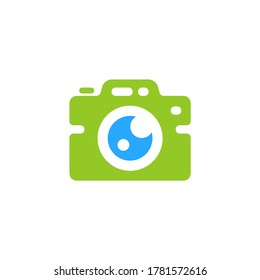 Camera Logo. Icon design. Template elements