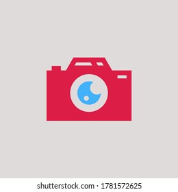 Camera Logo. Icon design. Template elements
