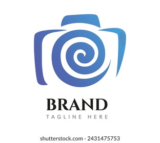 Camera logo icon design template elements. Usable for Branding, Business and Technology Logos.
