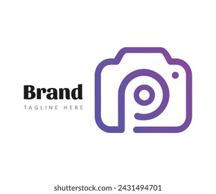 Camera logo icon design template elements. Usable for Branding, Business and Technology Logos.
