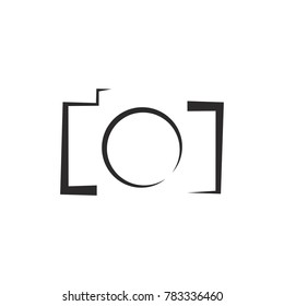 Camera logo or icon vector design