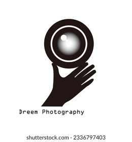 Camera logo, camera icon vector illustration, Lenses and Photo set. Photography logo.
