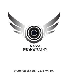 Camera logo, camera icon vector illustration, Lenses and Photo set. Photography logo.