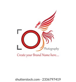 Logo de cámara, ilustración vectorial de icono de cámara, lentes y juego de fotos. Logo de la fotografía.