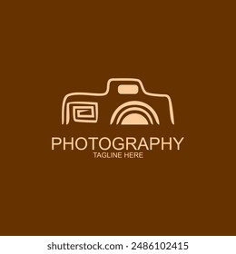 Camera logo, camera icon vector. Camera vector illustration.