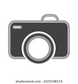 camera logo, camera illustration, camera vector