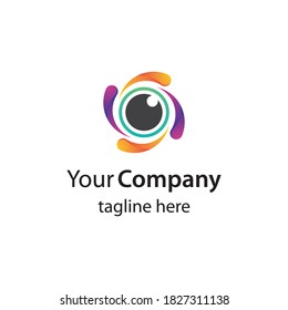 Camera logo images illustration design