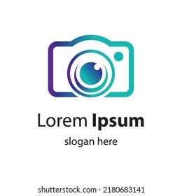 Diseño de imágenes de logotipo de cámara